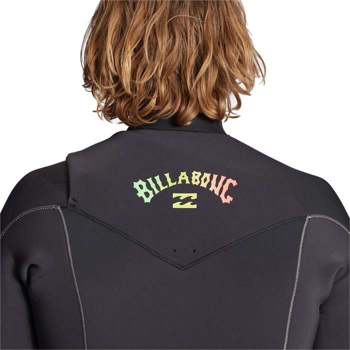 2024 Billabong Dos Homens Absolute 3/2mm Chest Zip Gbs Wetsuit Abyw100192 - Preto